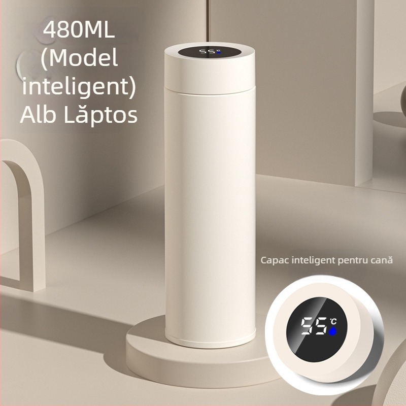 Termos izolant cu capacitate mare, interior din oțel inoxidabil 316, separare ceai-apă, pentru femei și bărbați, pentru utilizare în mașină, cadou, personalizare prin gravură cu laser, serigrafie sau imprimare 3D