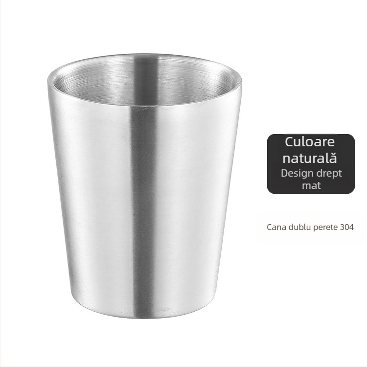 Cană din oțel inoxidabil 304 cu pereți dubli izolați, pentru băuturi