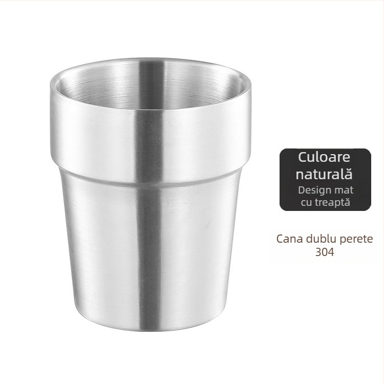 Cană din oțel inoxidabil 304 cu pereți dubli izolați, pentru băuturi
