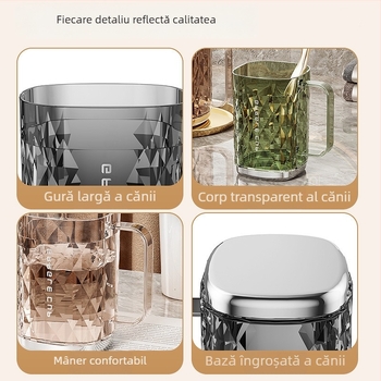 Cupe pentru apă de gură și periuță cu cutie de depozitare — uz casnic, design modern minimalist, pentru copii