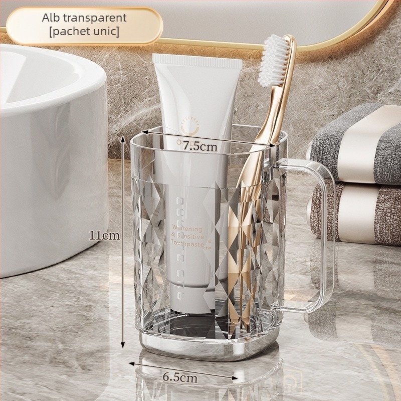 Cupe pentru apă de gură și periuță cu cutie de depozitare — uz casnic, design modern minimalist, pentru copii