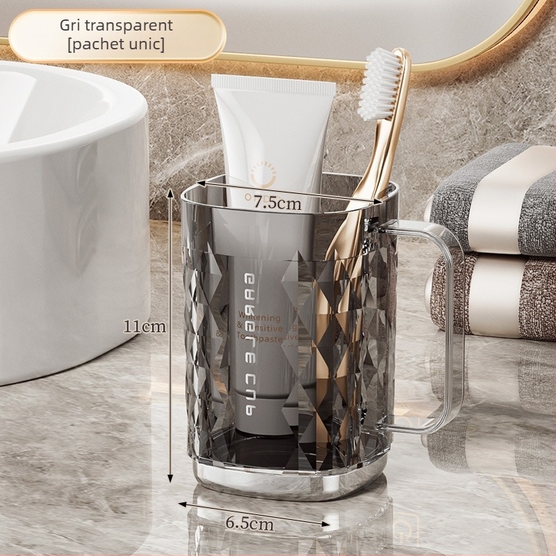 Cupe pentru apă de gură și periuță cu cutie de depozitare — uz casnic, design modern minimalist, pentru copii