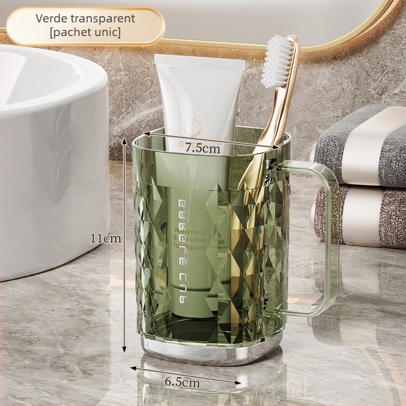 Cupe pentru apă de gură și periuță cu cutie de depozitare — uz casnic, design modern minimalist, pentru copii