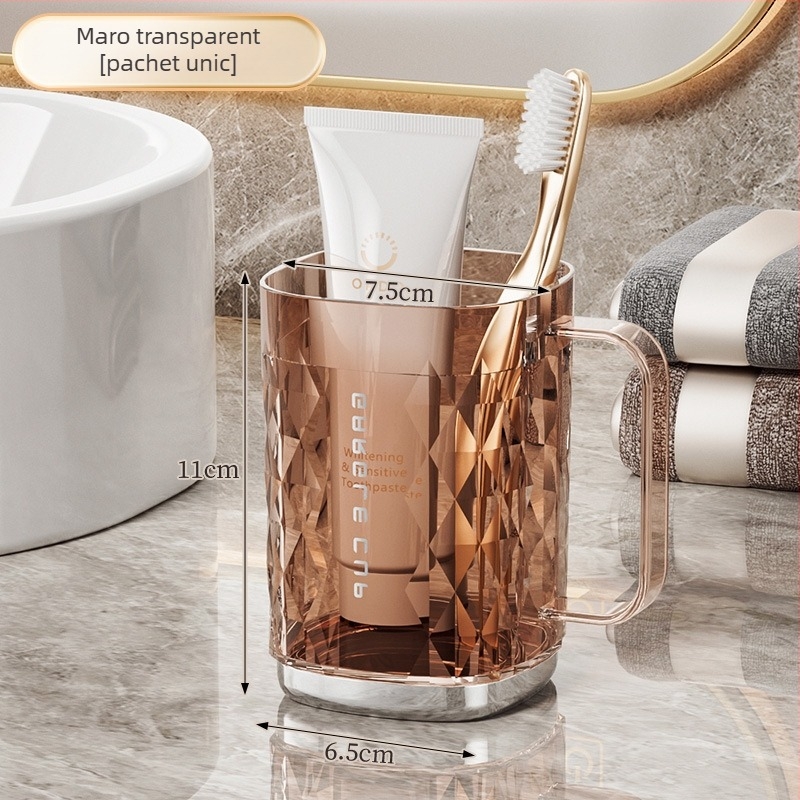 Cupe pentru apă de gură și periuță cu cutie de depozitare — uz casnic, design modern minimalist, pentru copii