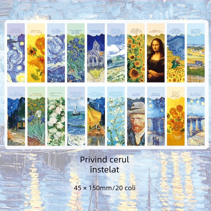 Chenyang Culture Familie Regală – marcator de carte în cutie, cu foiță de aur și ciucuri, stil Palat Imperial, card de lectură
