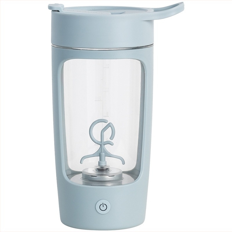 Recipient de amestec automat din Tritan, shaker electric reîncărcabil pentru pudră de proteine din lapte – pentru birou și acasă