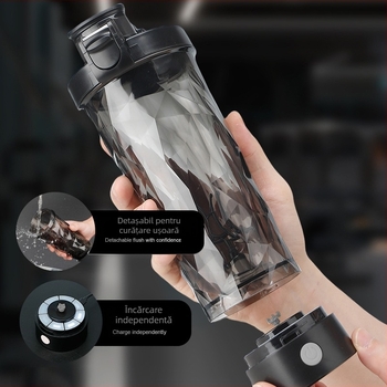 Recipient electric pentru amestecare cu capacitate mare, shaker multifuncțional pentru cafea, pornire cu un singur clic