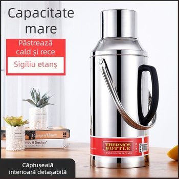 Pretty Chef termos din oțel inoxidabil, capacitate mare pentru uz casnic