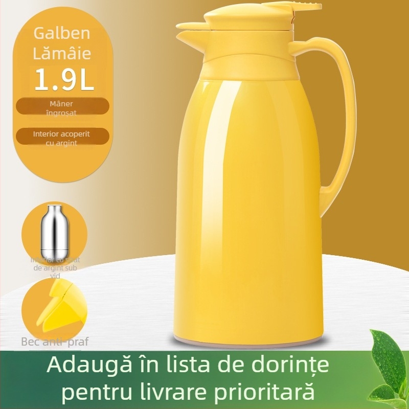 Termos cu interior din sticlă, design modern minimalist, posibilitatea unui logo personalizat