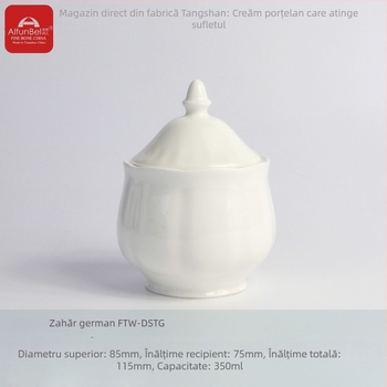 Bone china, stil german: ceainic de cafea, ceainic și fierbător de apă din ceramică, imprimare logo disponibilă