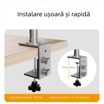 Suport de birou universal DIY multifuncțional pentru cameră, telefon, iluminare și microfon