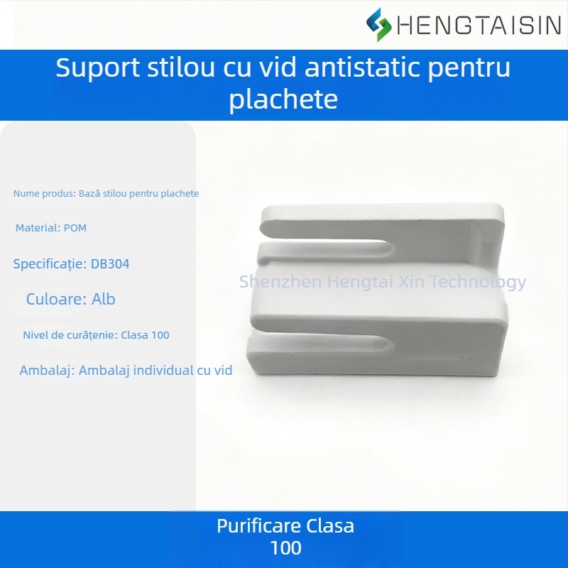 Bază antistatice pentru pensă vid pentru wafer, suport din POM cu etanșare PEEK