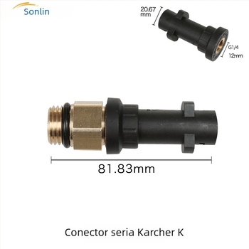 Kechliqi Yili adaptor din cupru pur pentru vas de spumă sub presiune, filet G1/4, seria K