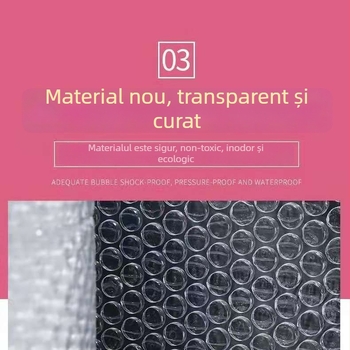 Folie cu bule LDPE, lățime 30 cm, antistatice, lungime 40–110 m