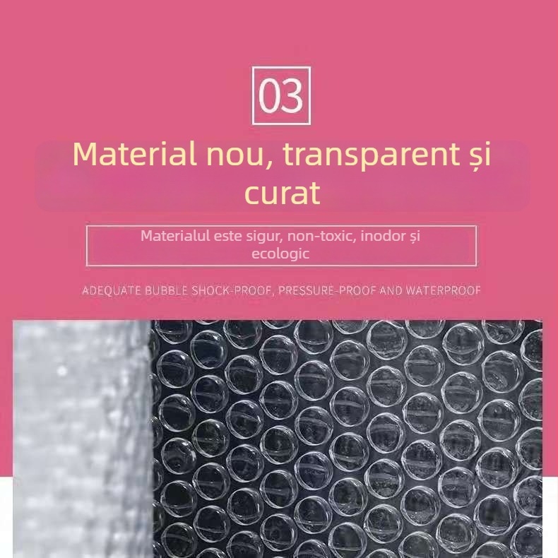 Folie cu bule LDPE, lățime 30 cm, antistatice, lungime 40–110 m