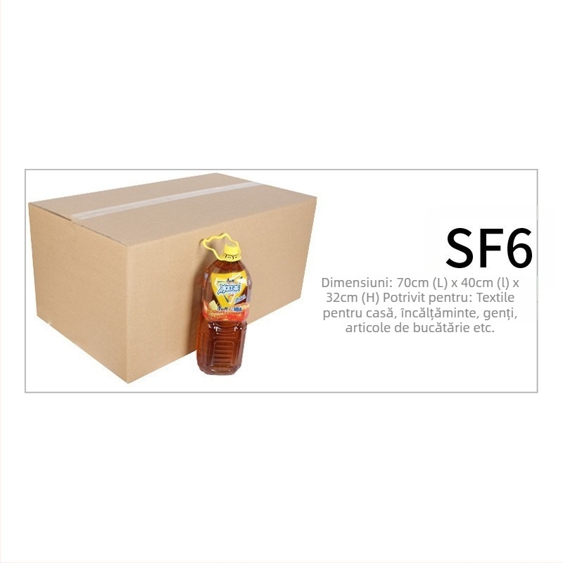 Cutie de mutare din carton ondulat cu cinci straturi, cutie plată pentru ambalare, dimensiuni SF1–SF7, rezistentă la presiune și cădere