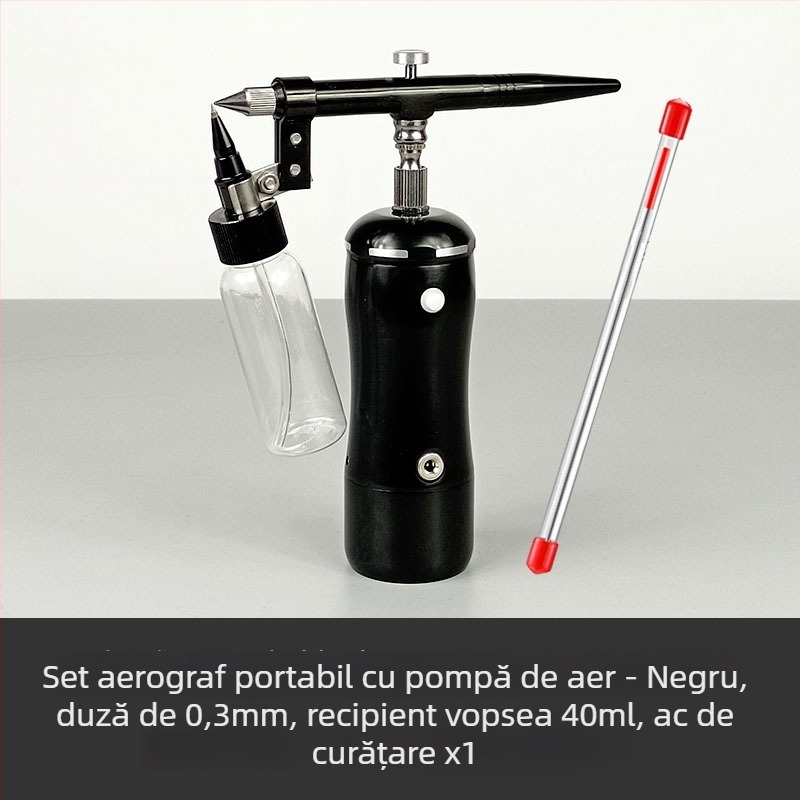 Instrument nou de vopsire pentru modelele Gundam, cu marker Gundam și pix spray, pentru utilizare cu o pompă de aer
