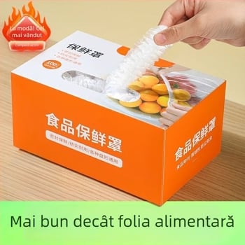 Set de capace elastice pentru vase de uz casnic, de unică folosință, 12+ bucăți