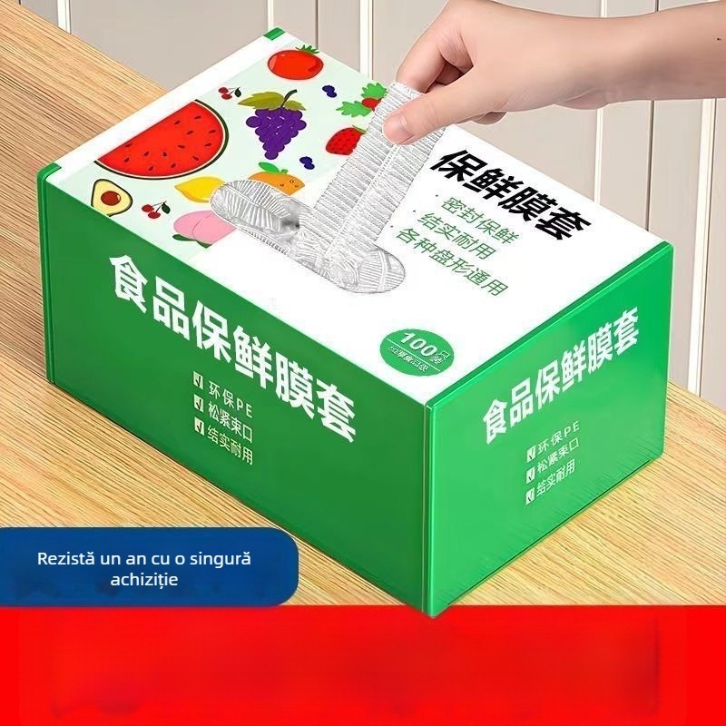 Set de capace elastice pentru vase de uz casnic, de unică folosință, 12+ bucăți