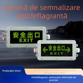 Indicator LED pentru ieșire anti-explozie, pentru coridor, IP65, 220V
