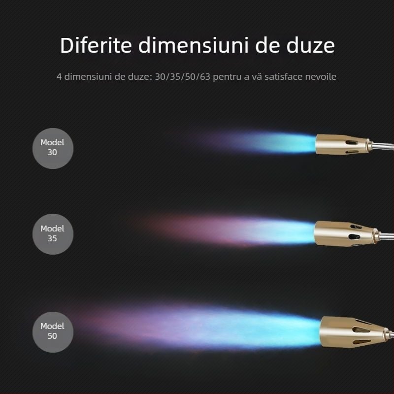Torță cu gaz lichefiat, impermeabilă, pentru arderea cărnii, a părului de porc și a copitelor