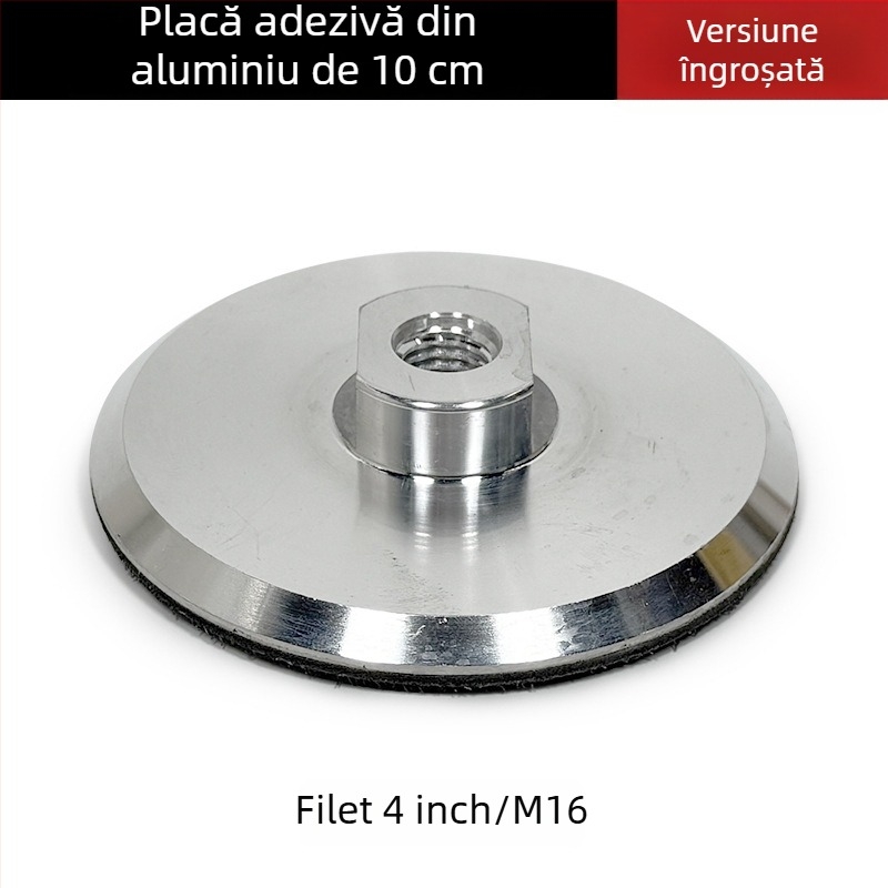 Disc de șlefuit autoadeziv din aliaj de aluminiu cu ventuză – pentru polizor unghiular, șlefuire și lustruire