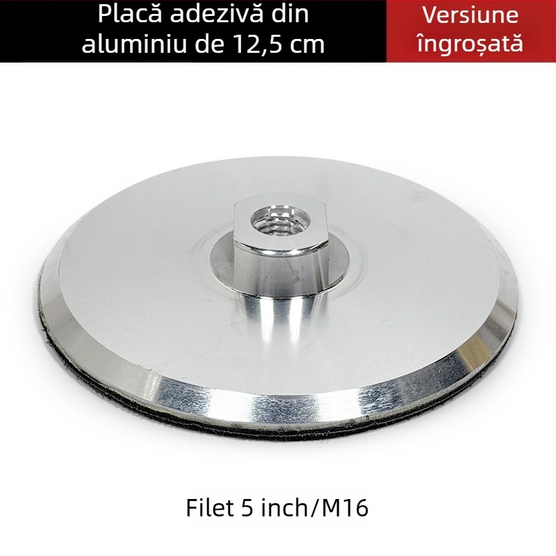 Disc de șlefuit autoadeziv din aliaj de aluminiu cu ventuză – pentru polizor unghiular, șlefuire și lustruire