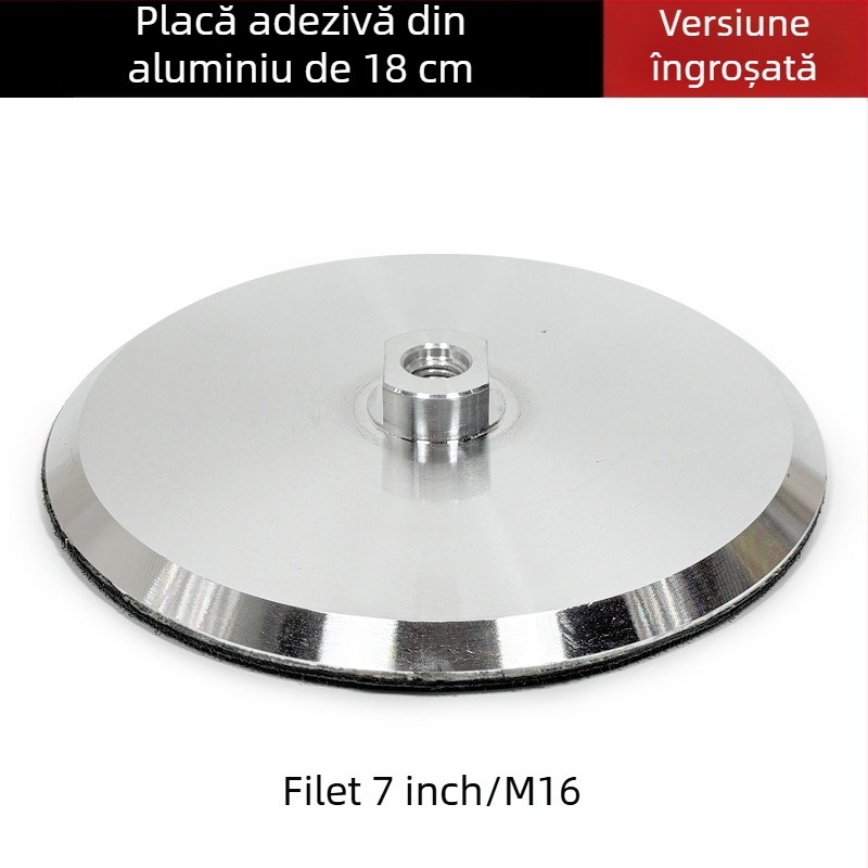 Disc de șlefuit autoadeziv din aliaj de aluminiu cu ventuză – pentru polizor unghiular, șlefuire și lustruire