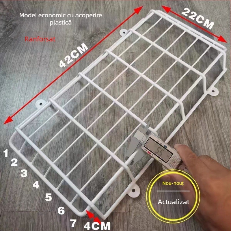 Carcasă metalică de protecție pentru lumina indicator de ieșire în siguranță și iluminare de urgență în incendiu; plasă de protecție pentru lumina semnalului de evacuare