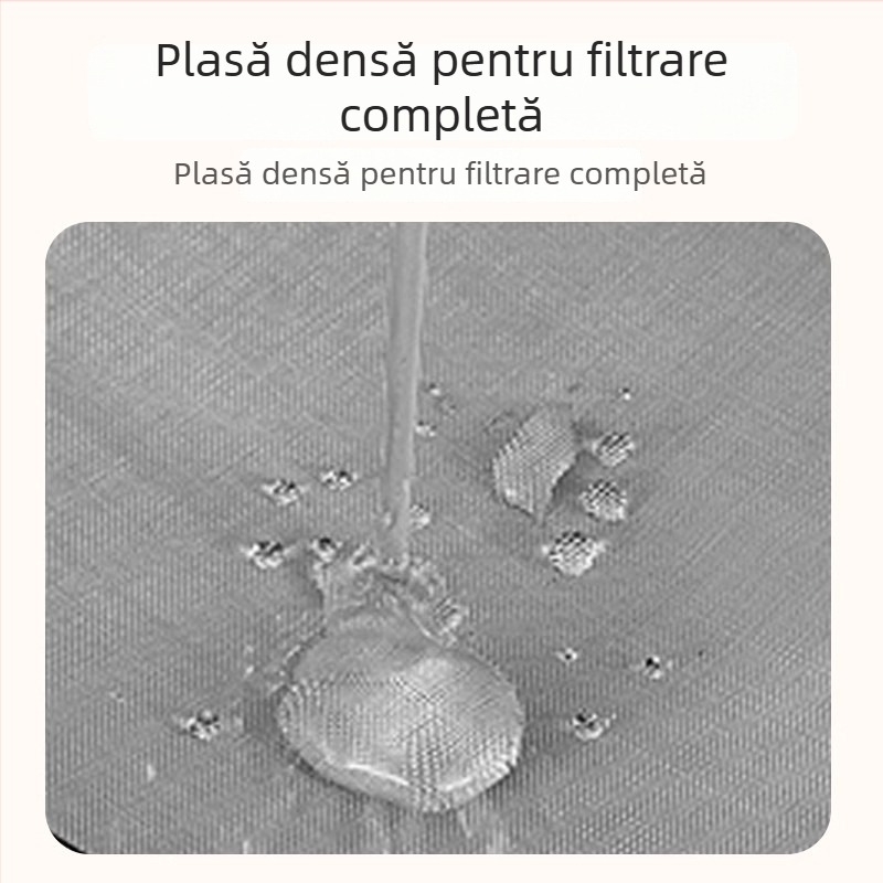 Lingură-filtru pentru spumarea laptelui de soia, oțel inoxidabil 316L, plasă fină 100 ochi, anti-alunecare
