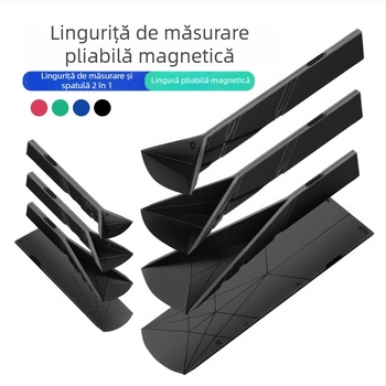 Lingurițe de măsurat din silicon, 3 în 1, plate și pliabile