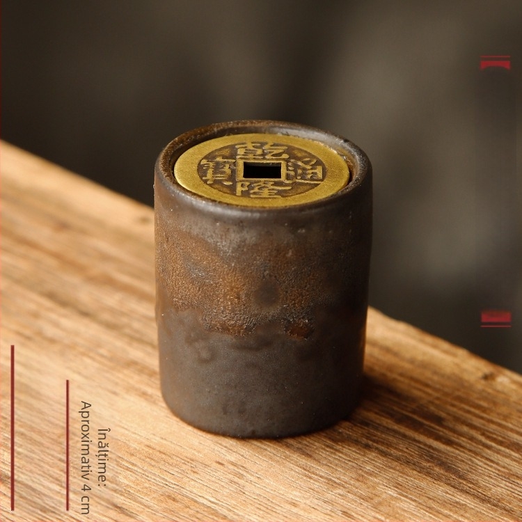 Suport ceramic pentru capacul ceainicului, accesorii pentru ceremonia ceaiului, decor tea pet și pernă pentru capac, mic raft