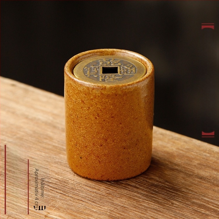 Suport ceramic pentru capacul ceainicului, accesorii pentru ceremonia ceaiului, decor tea pet și pernă pentru capac, mic raft