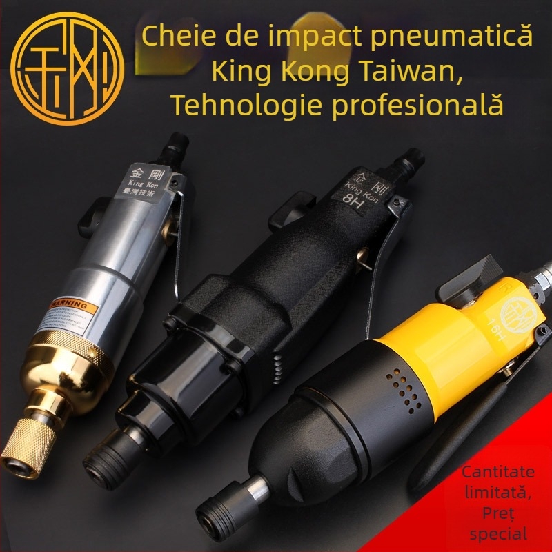 Șurubelniță pneumatică Diamond, cu cuplu mare, calitate industrială, modele 5H–16H (5301, 5303)