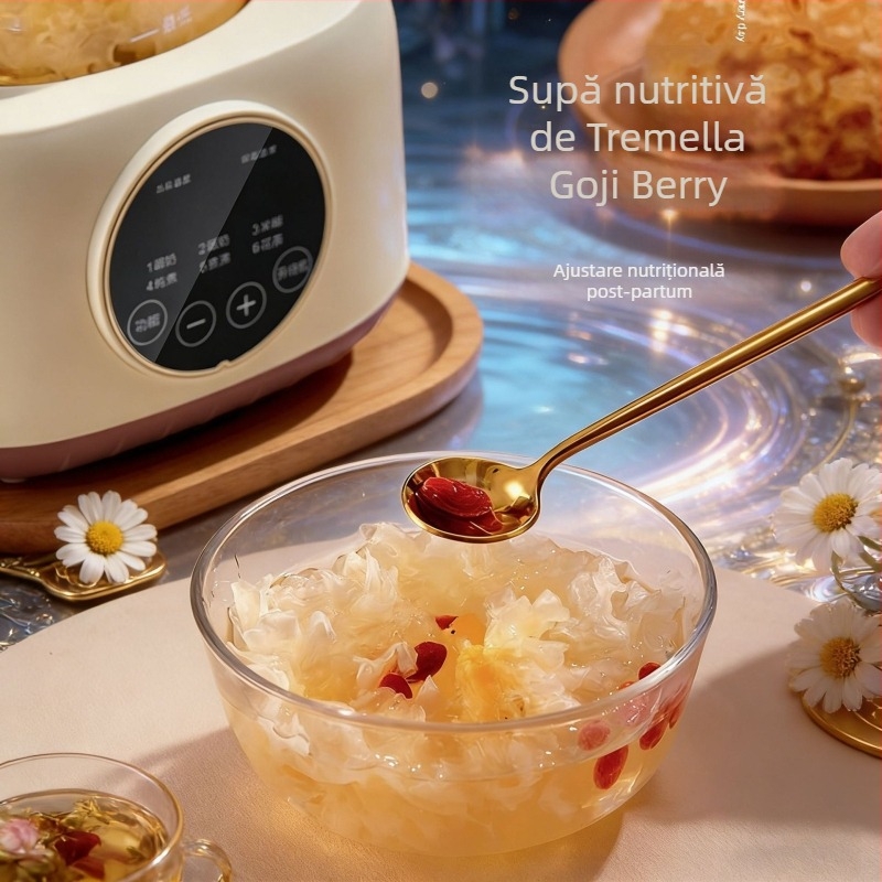 Ceainic electric din sticlă rezistentă, cu temperatură constantă, pentru uz casnic, sterilizare ceai, încălzitor automat de lapte și formulă pentru sugari
