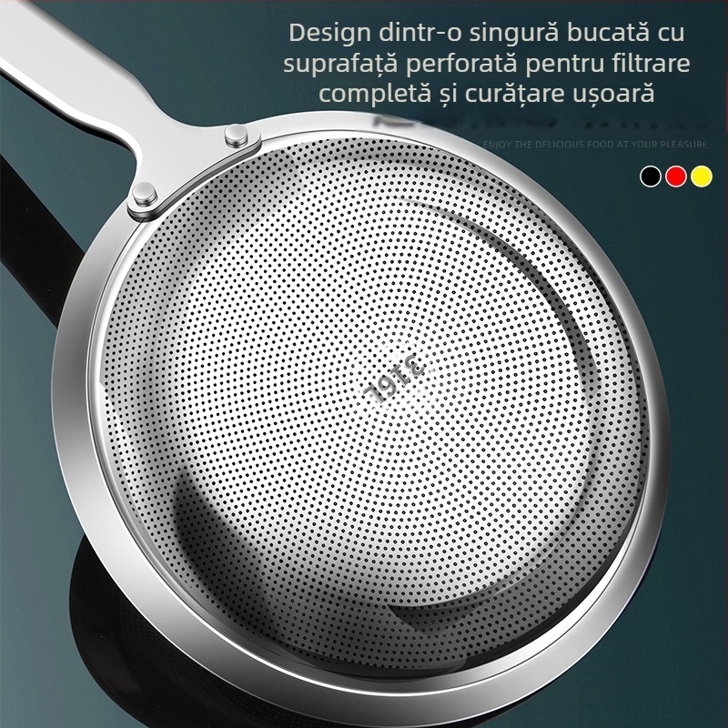 Lingură de spumare din oțel inoxidabil 316 cu sită fină pentru bucătărie