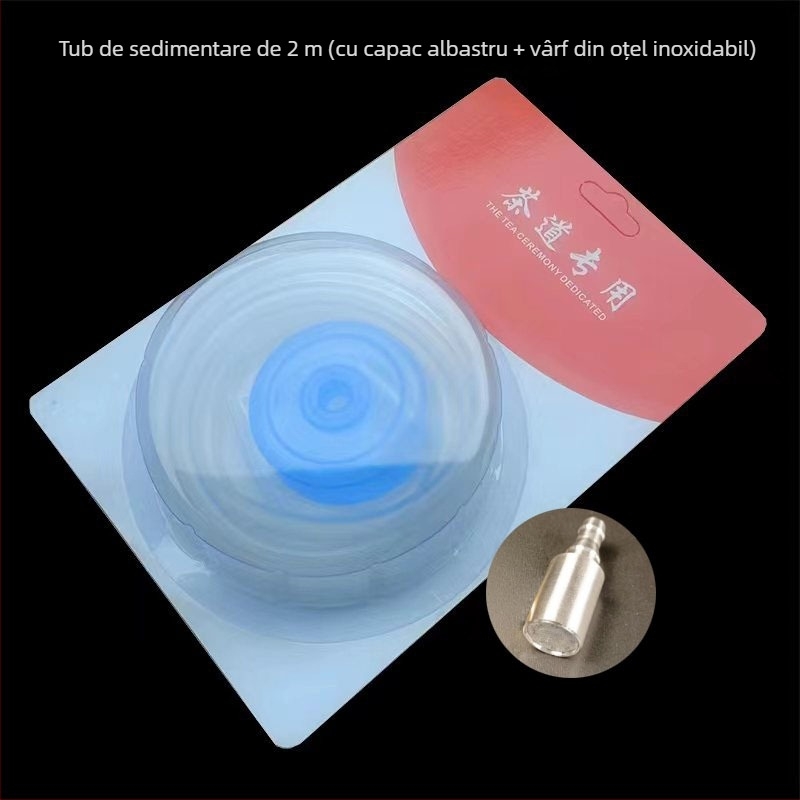 Furtun de alimentare a apei din silicon, cu filtru și capac pentru ceainic