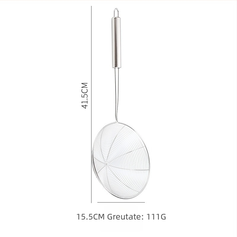 Strecurător din oțel inoxidabil 304 pentru bucătărie, filtru casnic, anti-arzire, plasă specială pentru găluște și prăjire