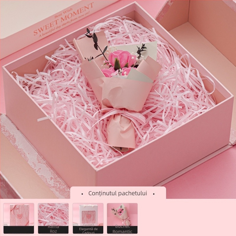 Cutie cadou rituală pentru zilele de naștere, cutie de cosmetice rafinată, cutie goală, ambalaj premium de cadouri pentru bărbați și femei