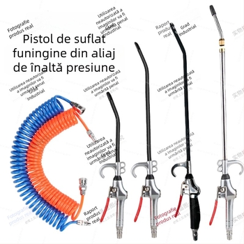 Pistol pneumatic de curățare cu aer, presiune mare, pentru îndepărtarea prafului și funinginii