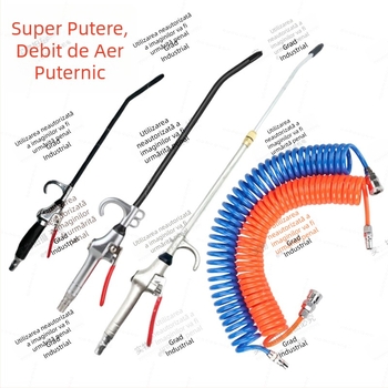 Pistol pneumatic de curățare cu aer, presiune mare, pentru îndepărtarea prafului și funinginii