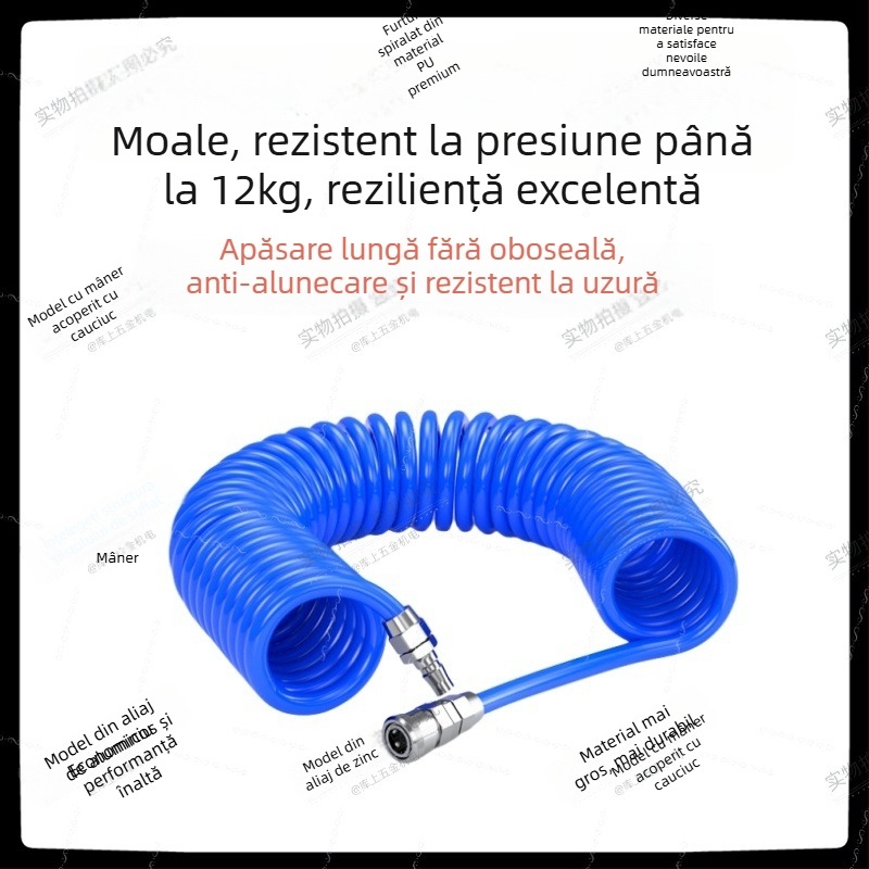 Pistol pneumatic de curățare cu aer, presiune mare, pentru îndepărtarea prafului și funinginii