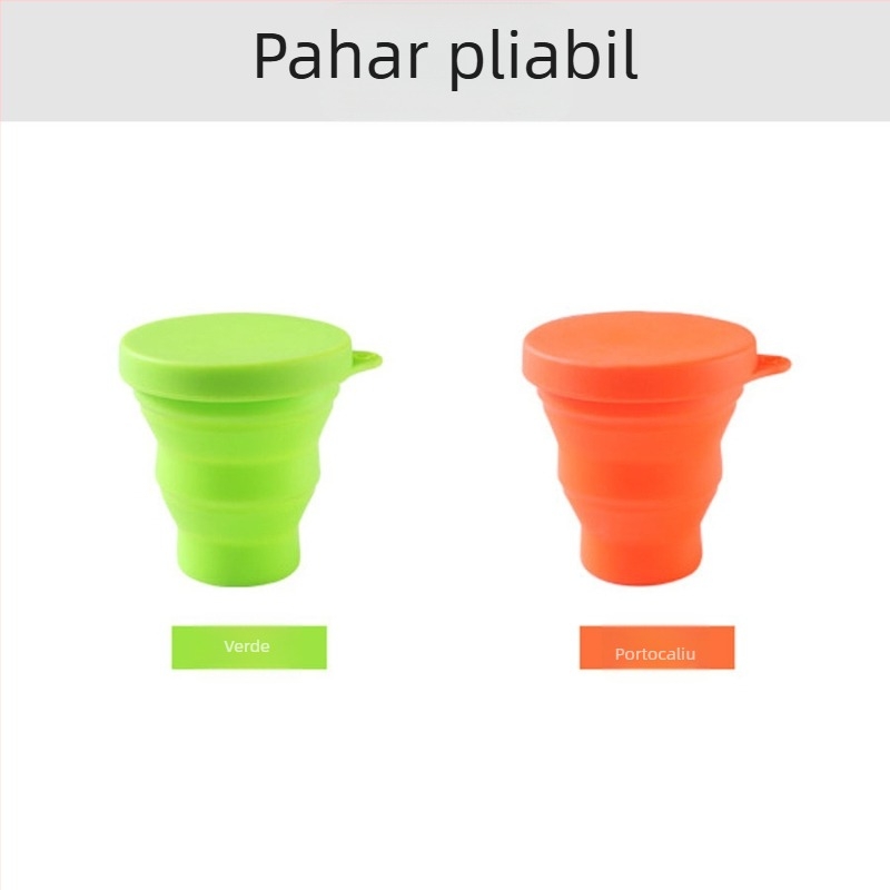 Cutie de prânz din silicon cu capac, Bento pliabil pentru camping și călătorii, pătrată, 800–1000 ml, compatibilă cu cuptorul cu microunde, include furculiță și lingură, design simplu modern