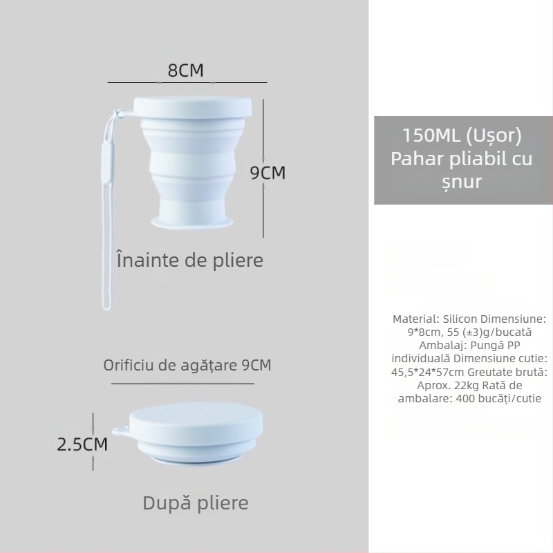 Cutie de prânz din silicon cu capac, Bento pliabil pentru camping și călătorii, pătrată, 800–1000 ml, compatibilă cu cuptorul cu microunde, include furculiță și lingură, design simplu modern