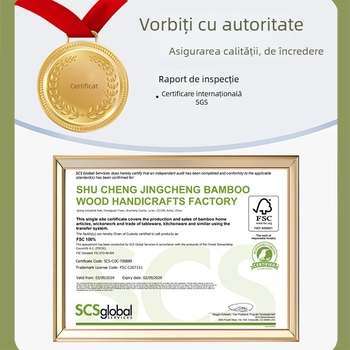 Bețe de bambus de unică folosință cu mărgele din lemn – bețe decorative pentru fructe, 100 buc./pachet