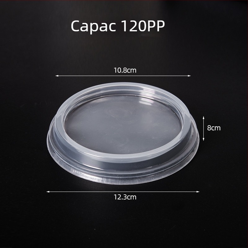 Set de boluri și bețișoare de unică folosință din plastic, cutie rotundă pentru mâncare cu capac, pentru nunți