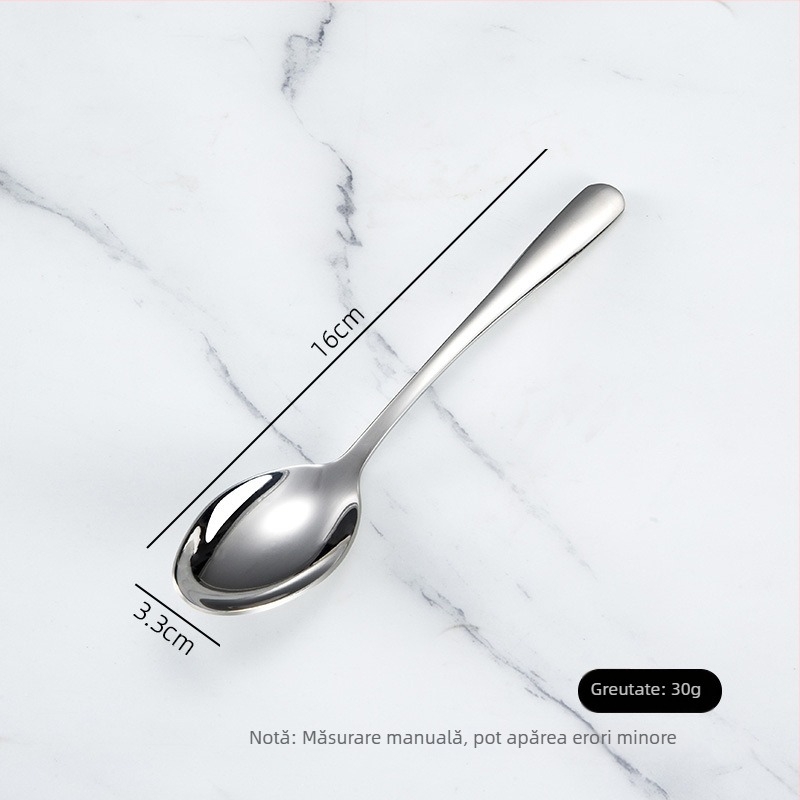 Set cuțit de steak, furculiță și lingură din oțel inoxidabil 304 – tacâmuri occidentale elegante