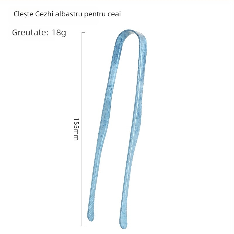 Clip de ceai din titan pur pentru ceremonia Kung Fu, clemă mai groasă pentru ceașca de ceai, accesorii din titan, pense de ceai cu flori de gheață cristalizate, clip antiderapant