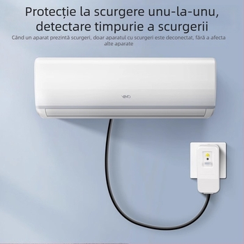 Întrerupător cu protecție la scurgeri, 10A-16A, pentru aparate electrocasnice de înaltă putere (aer condiționat și boiler electric)