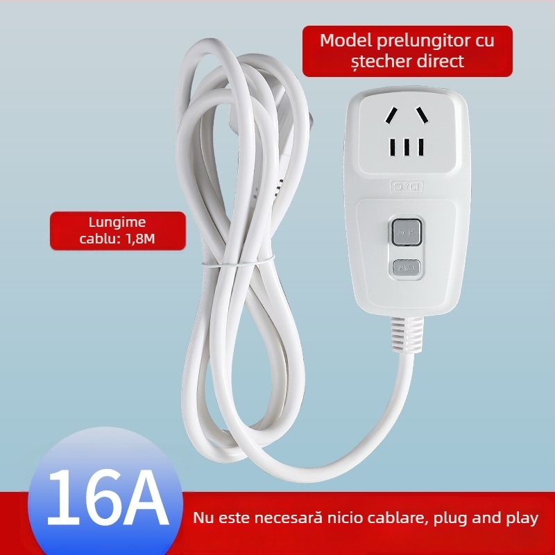 Întrerupător cu protecție la scurgeri, 10A-16A, pentru aparate electrocasnice de înaltă putere (aer condiționat și boiler electric)